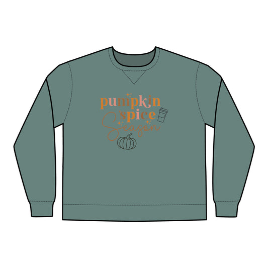 Comfort Colour, Retro Pumpkin Season Sweatshirt, Cute Fall Sweatshirt, Thanksgiving Gift, Halloween Sweatshirt For Women, Fall Gifts For Her