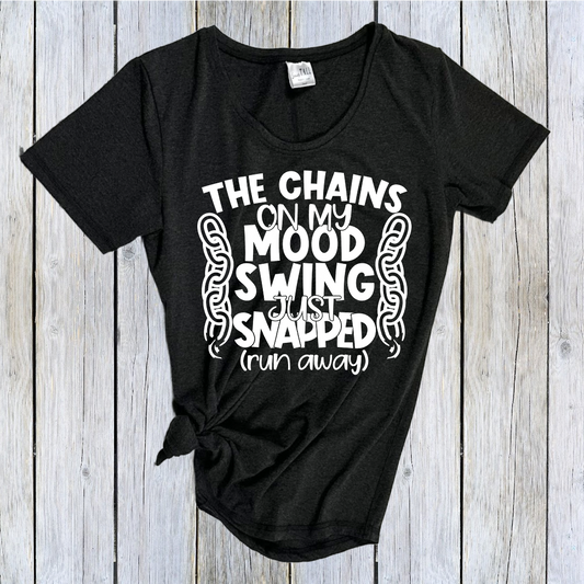 Mood swing alert! The chains just snapped – time for a quick escape.