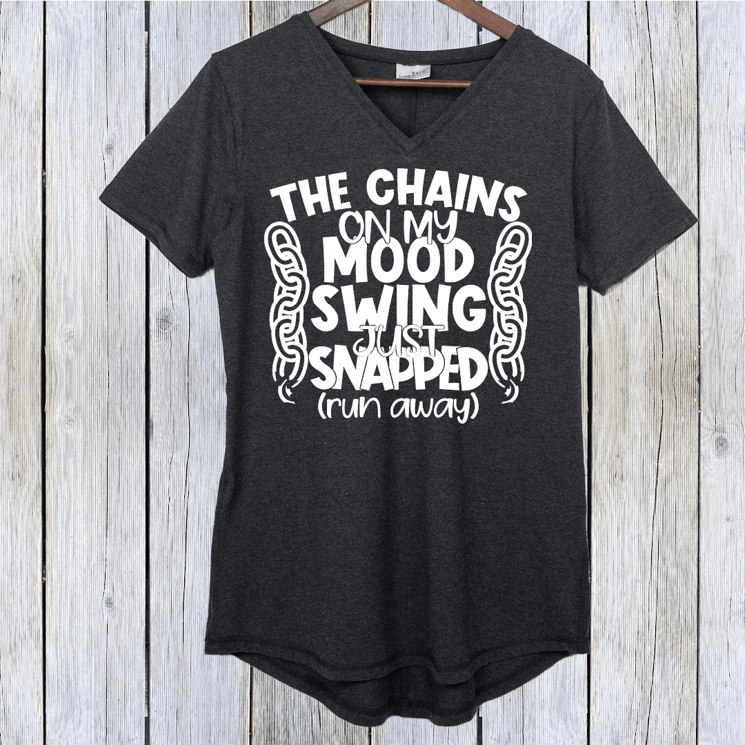 Mood swing alert! The chains just snapped – time for a quick escape. - SassynTall