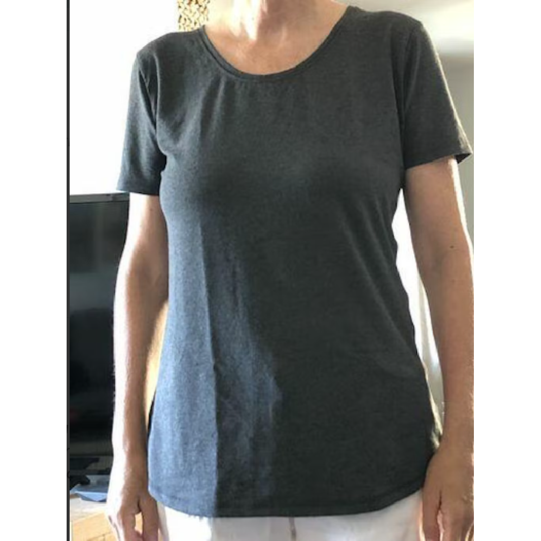 Scoop Neck T-Shirt Designed For Tall Women.
